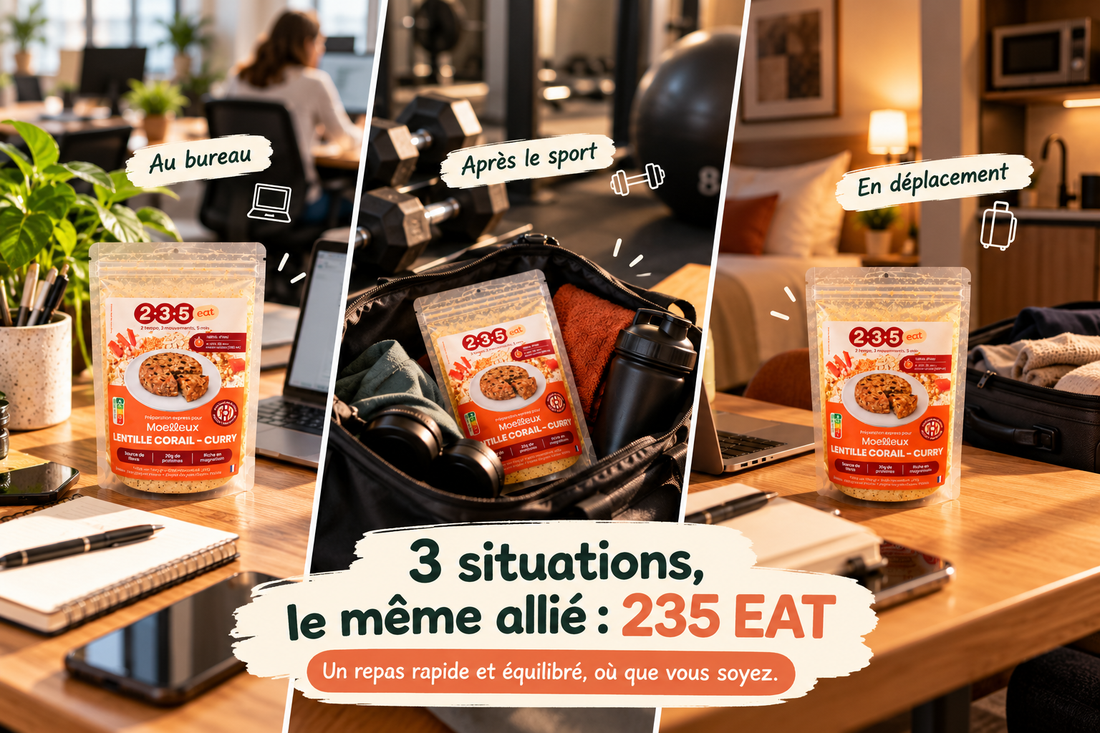 Repas rapide et équilibré : la solution quand on manque de temps