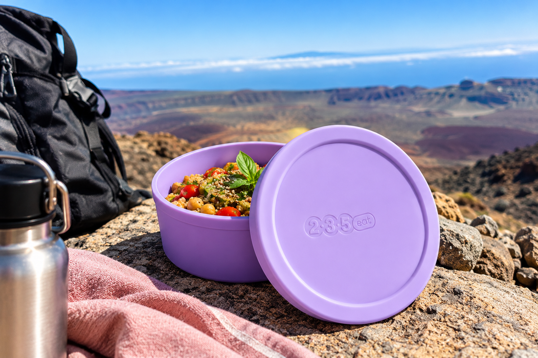 Lunch box en silicone : légère, étanche et pratique pour emporter son repas partout